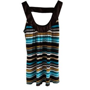 Vintage BCX Striped Sleeveless Top